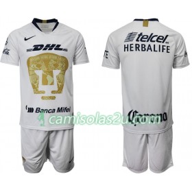 Camisolas de Futebol Pumas UNAM Criança Equipamento Principal 2019/20 Manga Curta